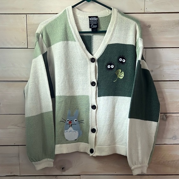 Her Universe Studio Ghibli My Neighbor Totoro Patchwork Girls Cardigan - Picture 1 of 6